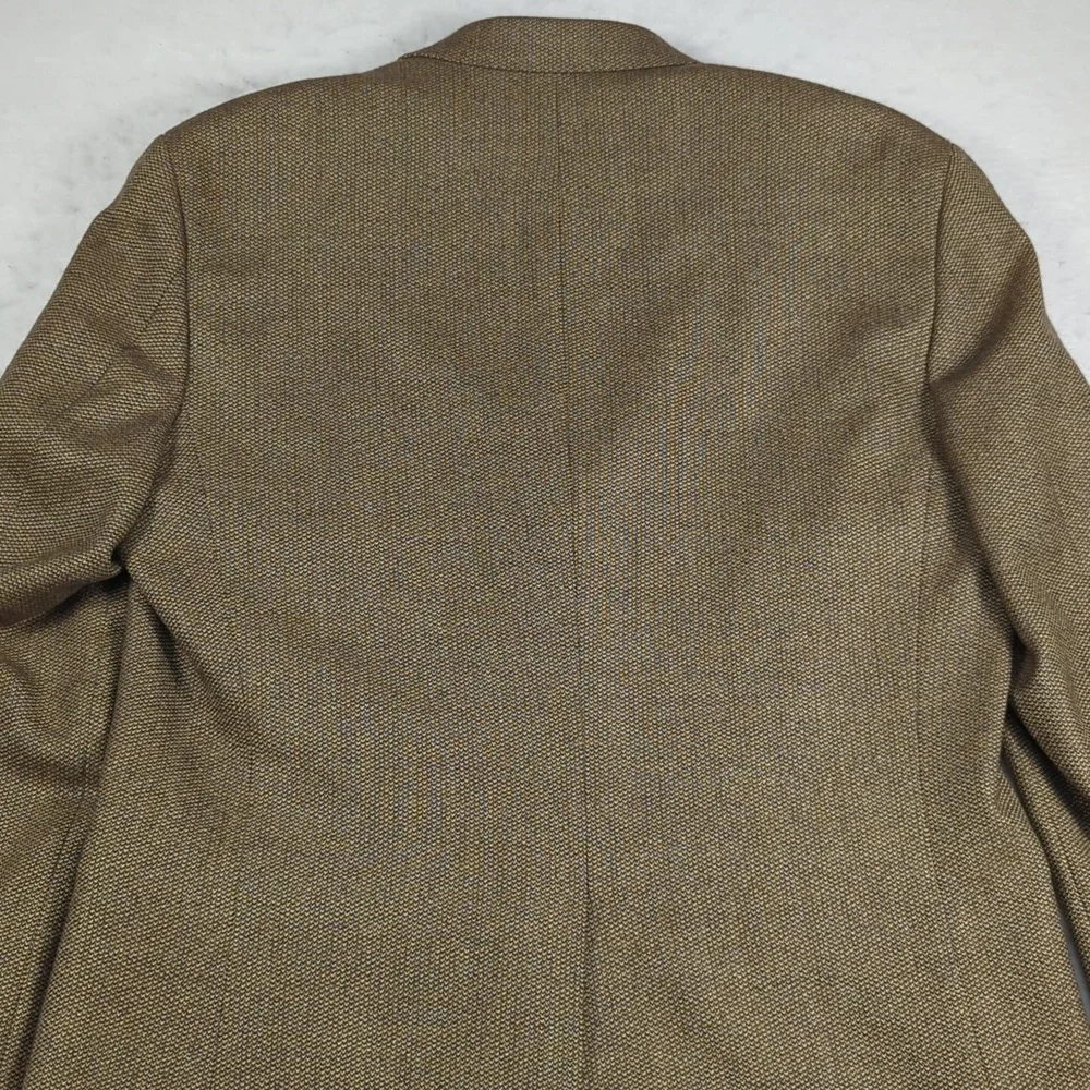 Lauren Ralph Lauren 100% Lambswool‎ Mens 3 Button Blazer Size 42L